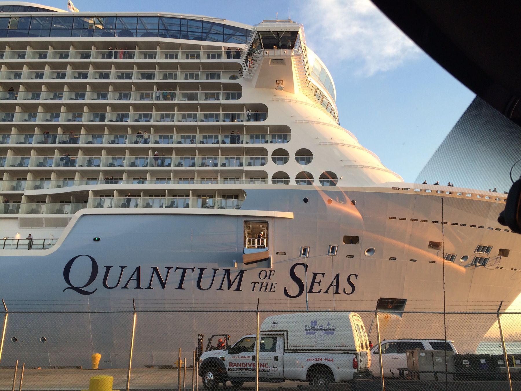 Cruise ship hull graphics